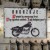 Plakat metalowy Motocykl angażuje Prezent