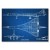 Plakat metalowy Samolot Concorde Blueprint Prezent