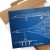 Plakat metalowy Samolot Concorde Blueprint Prezent