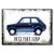 Plakat metalowy 1973 FIAT 126P Prezent
