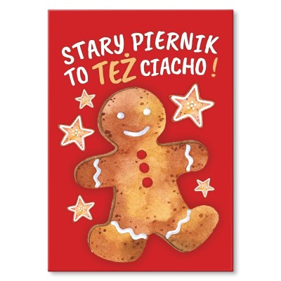 Plakat metalowy Stary piernik Prezent