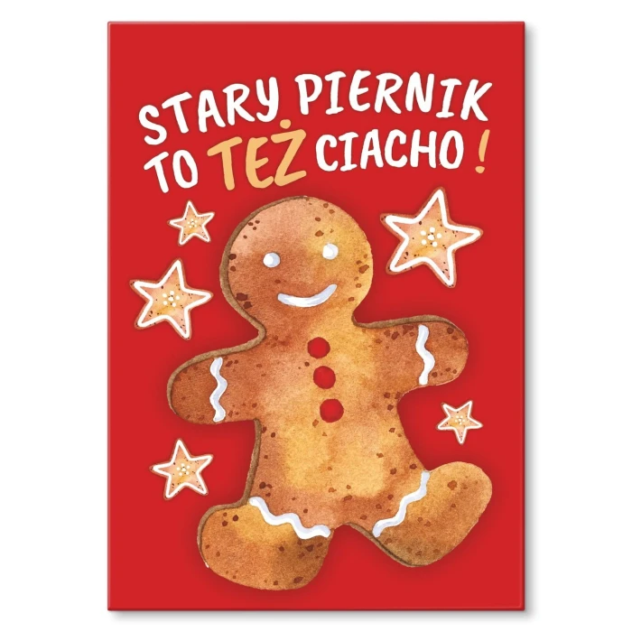 Plakat metalowy Stary piernik Prezent