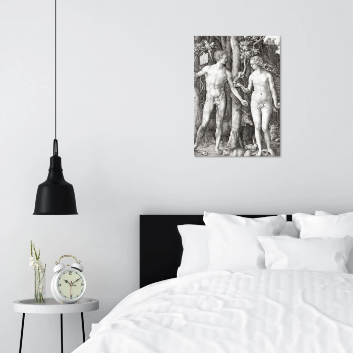 Poster metal Adam Eve Albrecht Durer gift