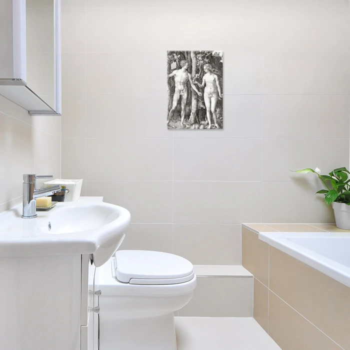 Plakat metalowy Adam Eve Albrecht Durer Prezent