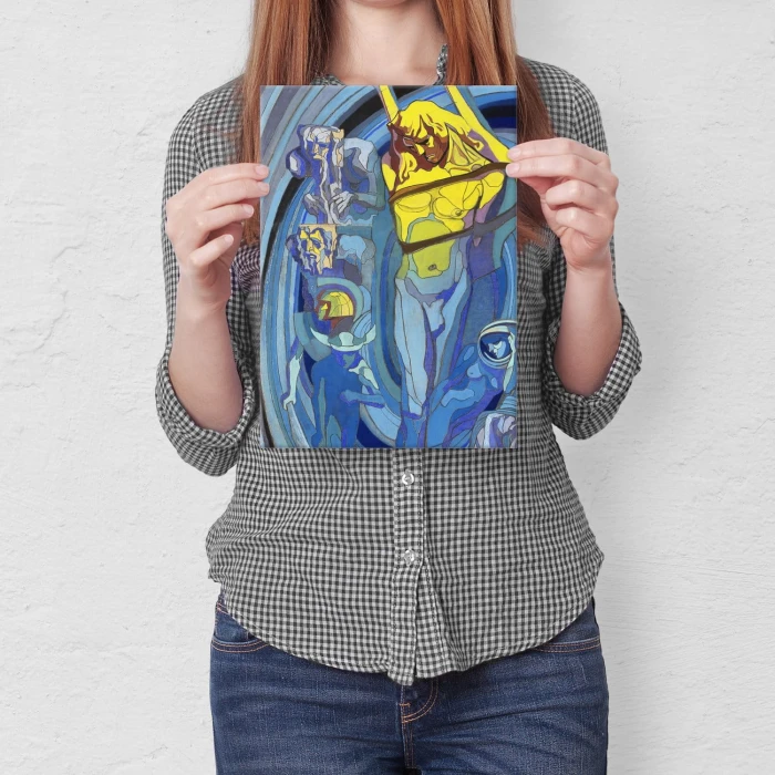 Plakat metalowy Apollo Wyspiański Prezent