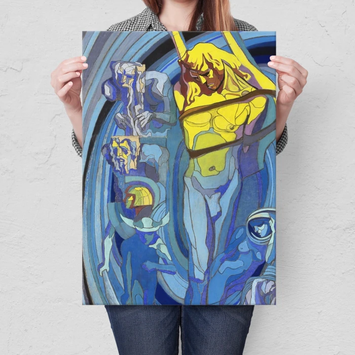 Plakat metalowy Apollo Wyspiański Prezent