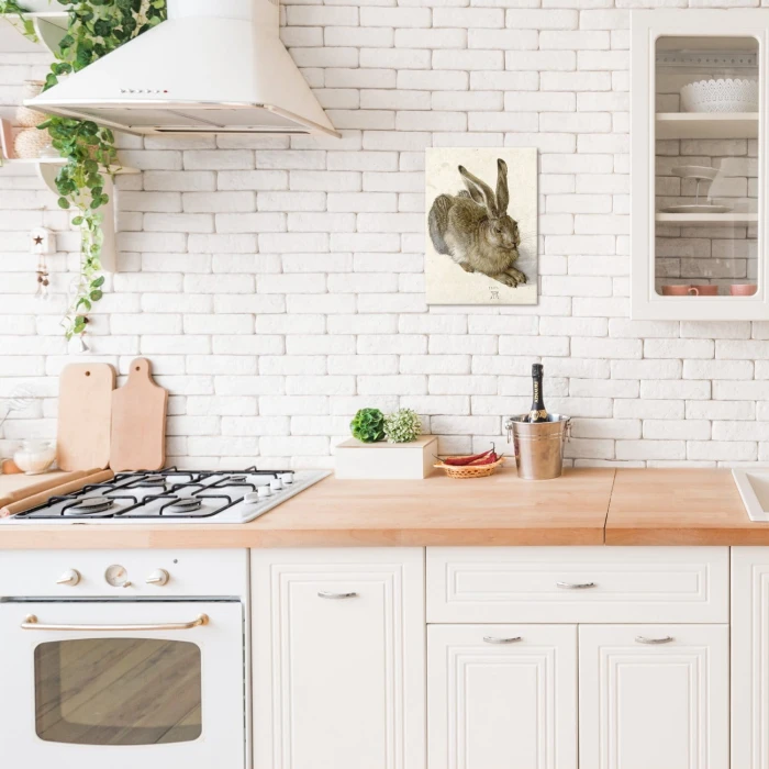 Plakat metalowy Young Hare Durer Prezent