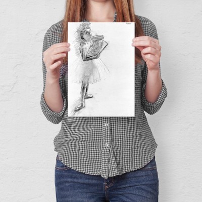 Plakat metalowy Dancer Edgar Degas Prezent