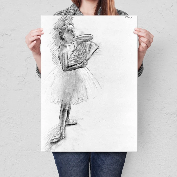 Plakat metalowy Dancer Edgar Degas Prezent