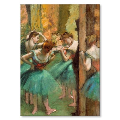 Plakat metalowy Dancers pink Edgar Degas Prezent