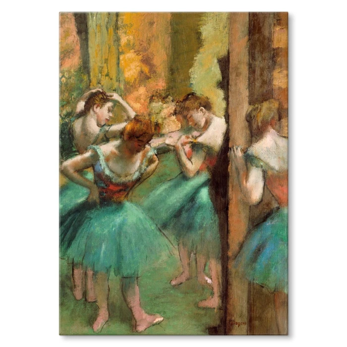 Plakat metalowy Dancers pink Edgar Degas Prezent