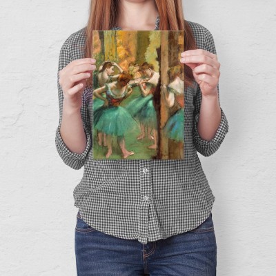 Plakat metalowy Dancers pink Edgar Degas Prezent