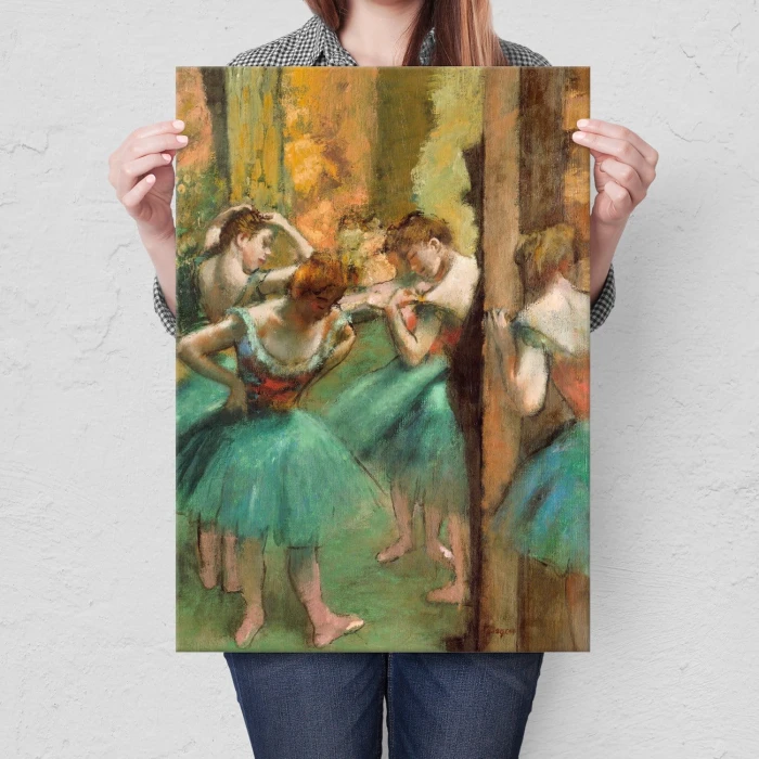 Plakat metalowy Dancers pink Edgar Degas Prezent