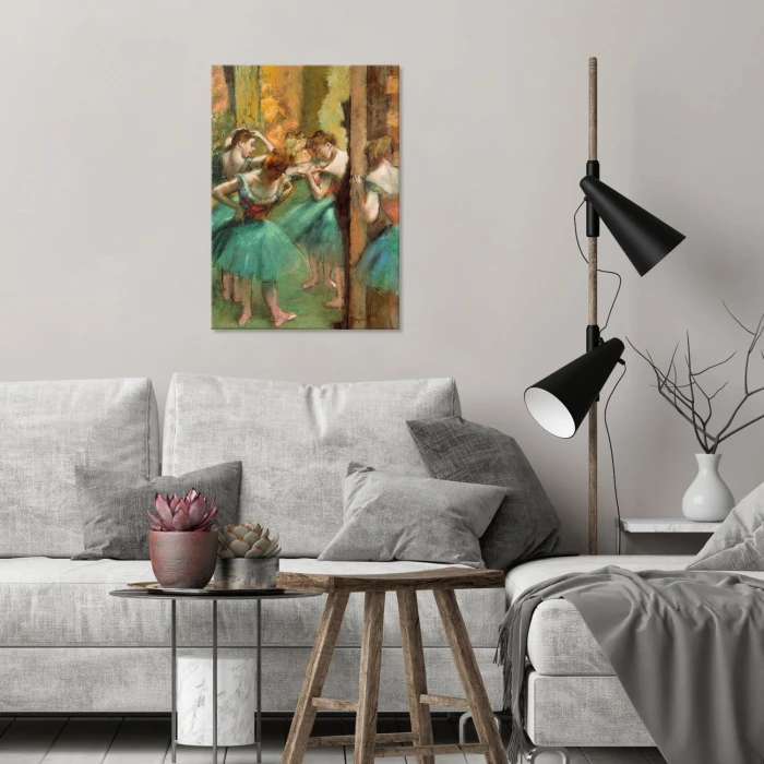 Plakat metalowy Dancers pink Edgar Degas Prezent