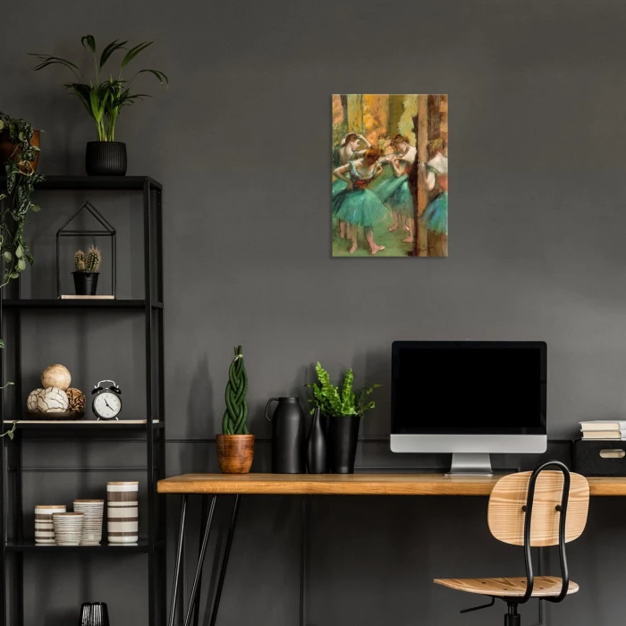 Plakat metalowy Dancers pink Edgar Degas Prezent