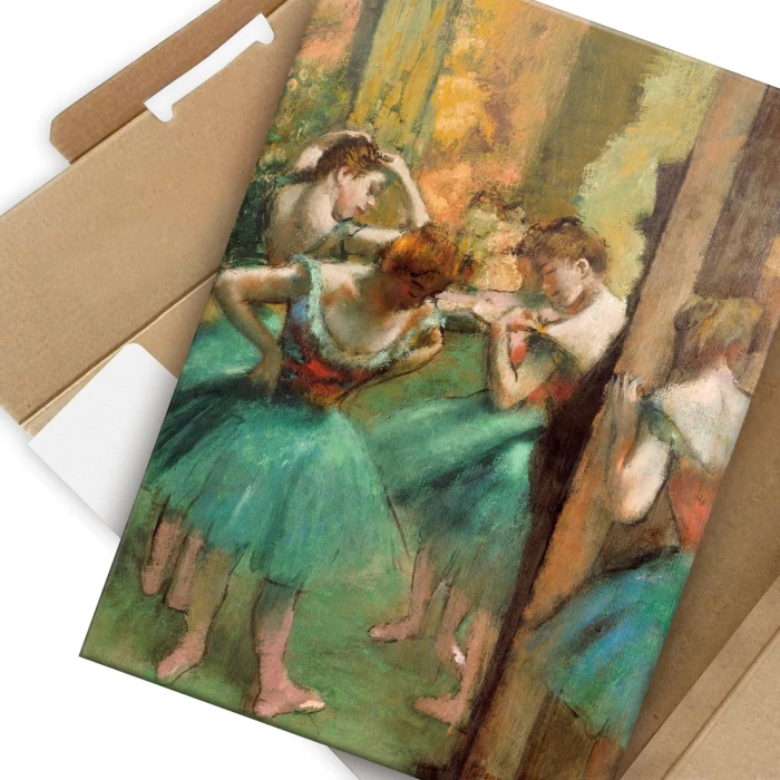 Plakat metalowy Dancers pink Edgar Degas Prezent