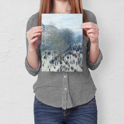 Plakat metalowy Boulevard Monet Prezent