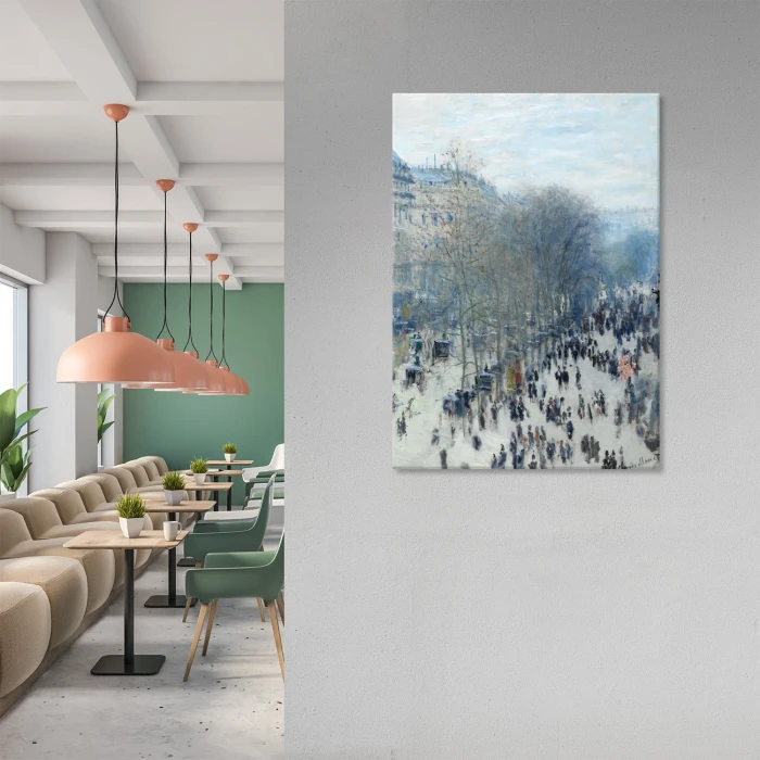 Poster metal Boulevard Monet gift