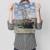 Poster metal Boat lying Monet gift