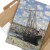 Plakat metalowy Boat lying Monet Prezent
