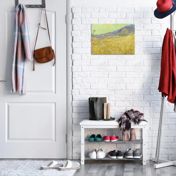 Poster metal Wheatfield van Gogh gift