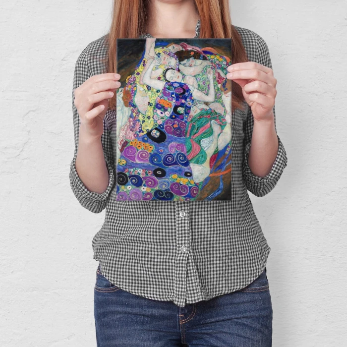 Poster metal The virgin Klimt gift