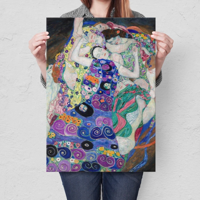 Poster metal The virgin Klimt gift