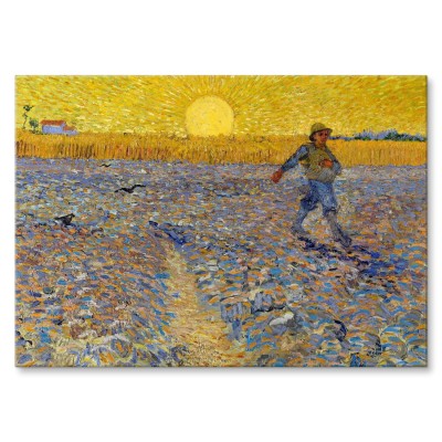 Plakat metalowy Sower van Gogh Prezent