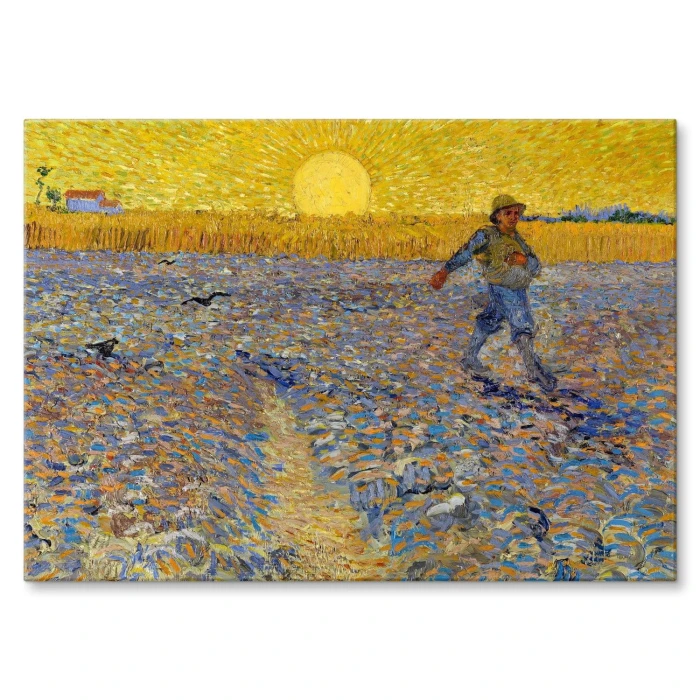 Poster metal Sower van Gogh gift