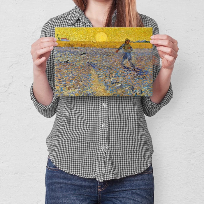 Plakat metalowy Sower van Gogh Prezent