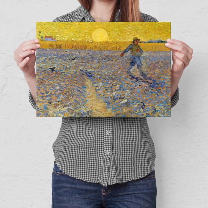 Plakat metalowy Sower van Gogh Prezent