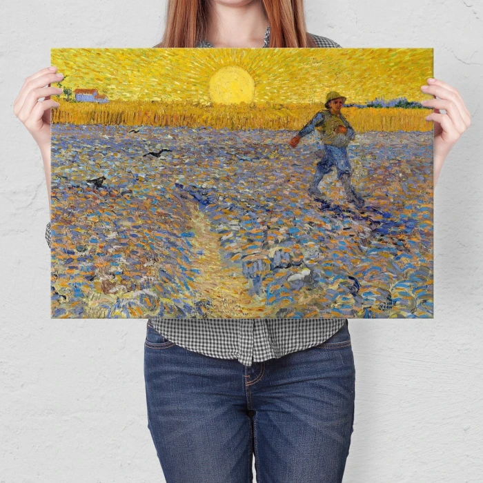 Plakat metalowy Sower van Gogh Prezent