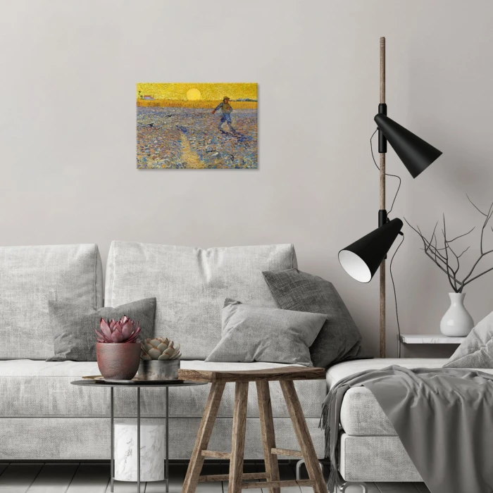 Plakat metalowy Sower van Gogh Prezent