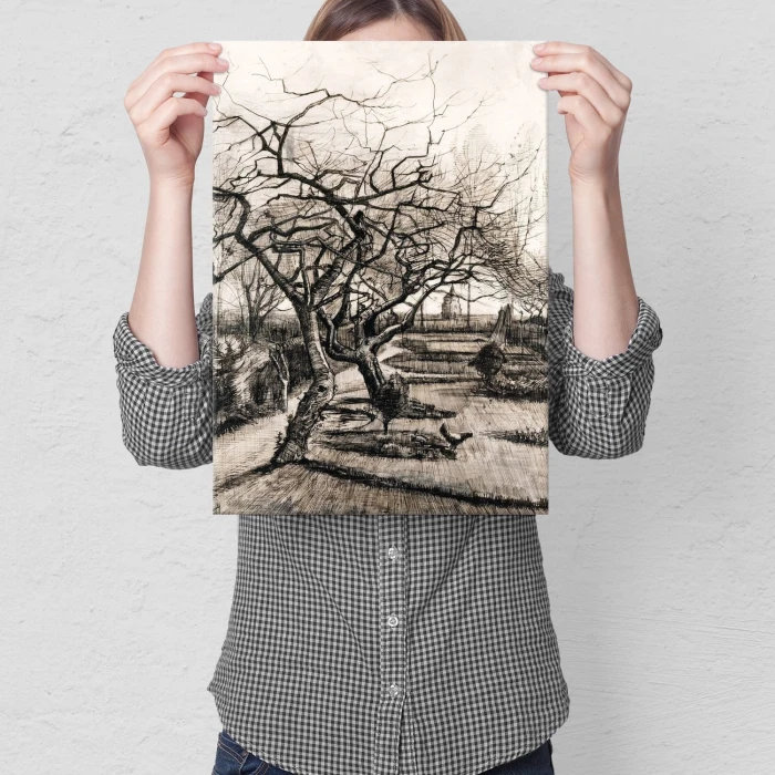 Plakat metalowy Parsonag Garden van Gogh Prezent