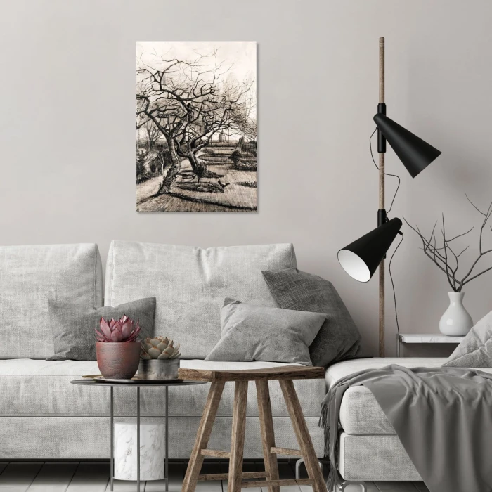 Plakat metalowy Parsonag Garden van Gogh Prezent