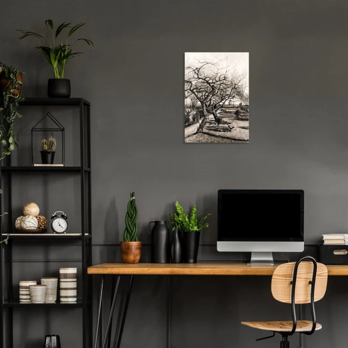 Plakat metalowy Parsonag Garden van Gogh Prezent