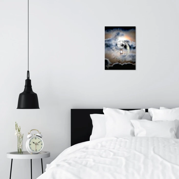 Plakat metalowy Moon dream Prezent