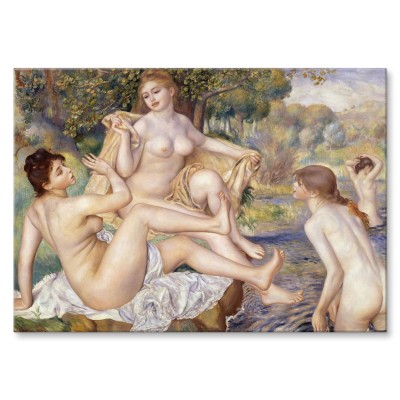 Poster metal Large bathers Renoir gift
