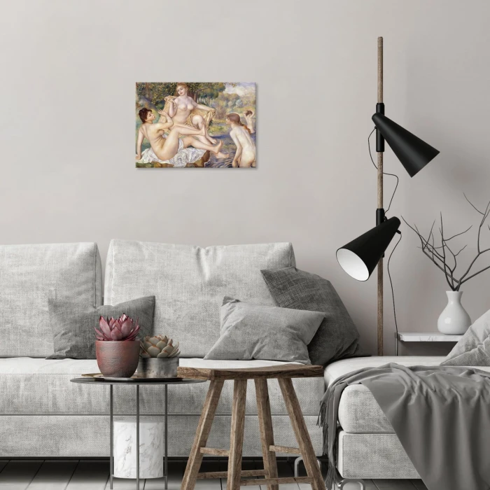 Plakat metalowy Large bathers Renoir Prezent