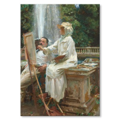 Plakat metalowy Fountain John Sargent Prezent