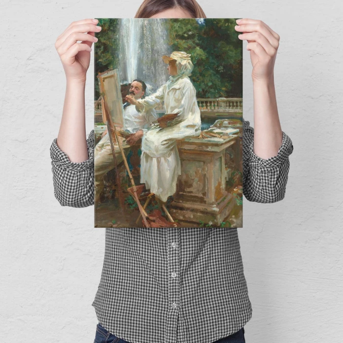 Plakat metalowy Fountain John Sargent Prezent