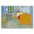 Poster metal Bedroom van Gogh gift