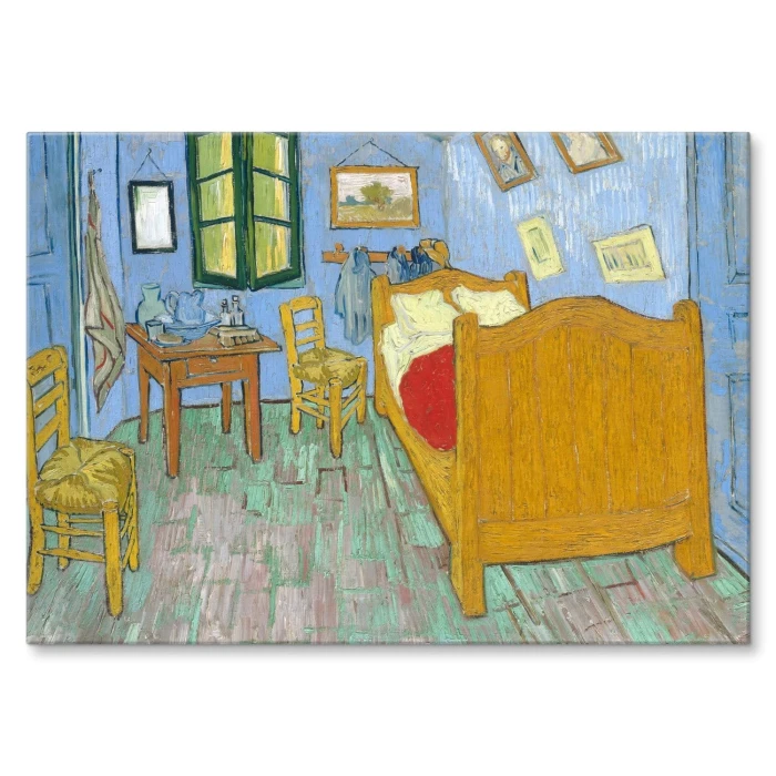 Poster metal Bedroom van Gogh gift