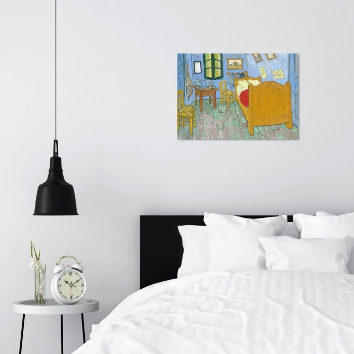 Poster metal Bedroom van Gogh gift