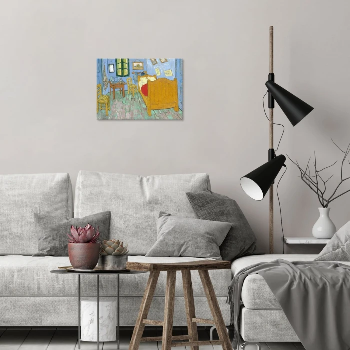 Poster metal Bedroom van Gogh gift