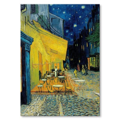 Plakat metalowy Cafe Night van Gogh Prezent