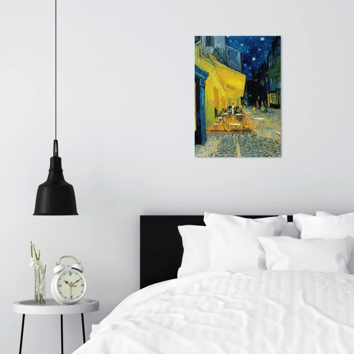 Plakat metalowy Cafe Night van Gogh Prezent