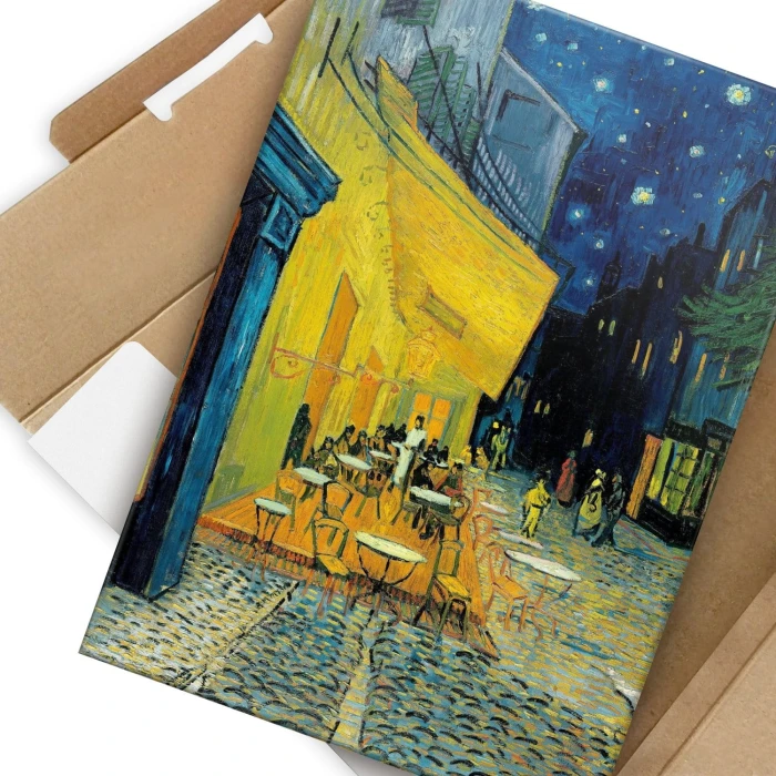 Poster metal Cafe Night van Gogh gift