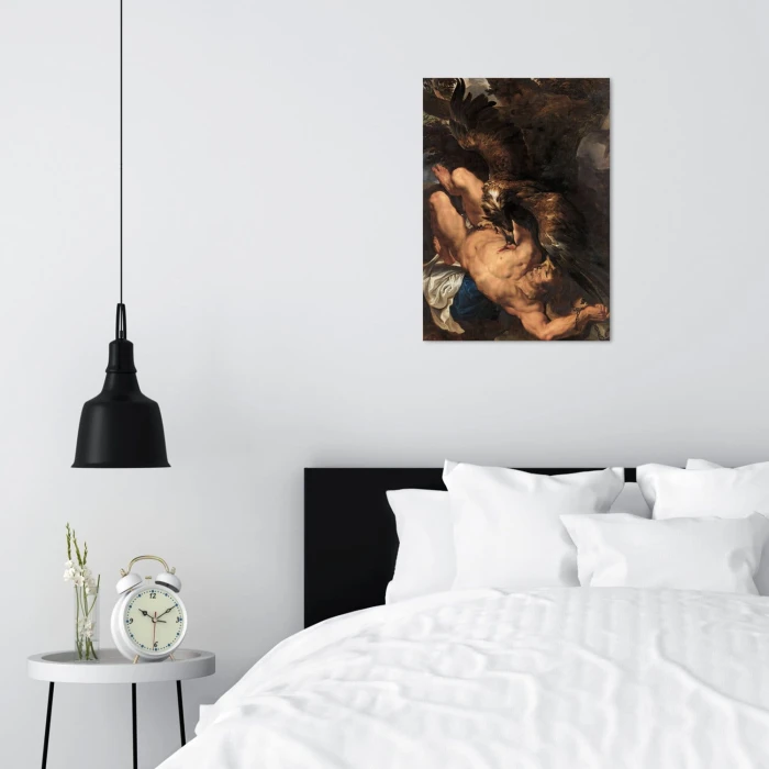 Poster metal Prometheus Rubens gift