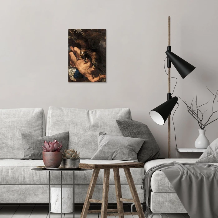 Poster metal Prometheus Rubens gift